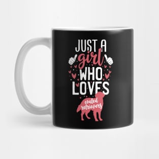 Just a Girl Who Loves Coated Retrievers Mug